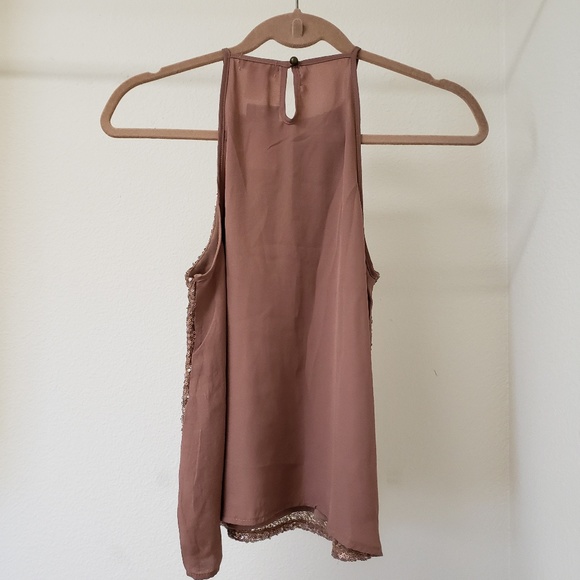 Gold Sparkly Tank Top - Picture 2 of 7